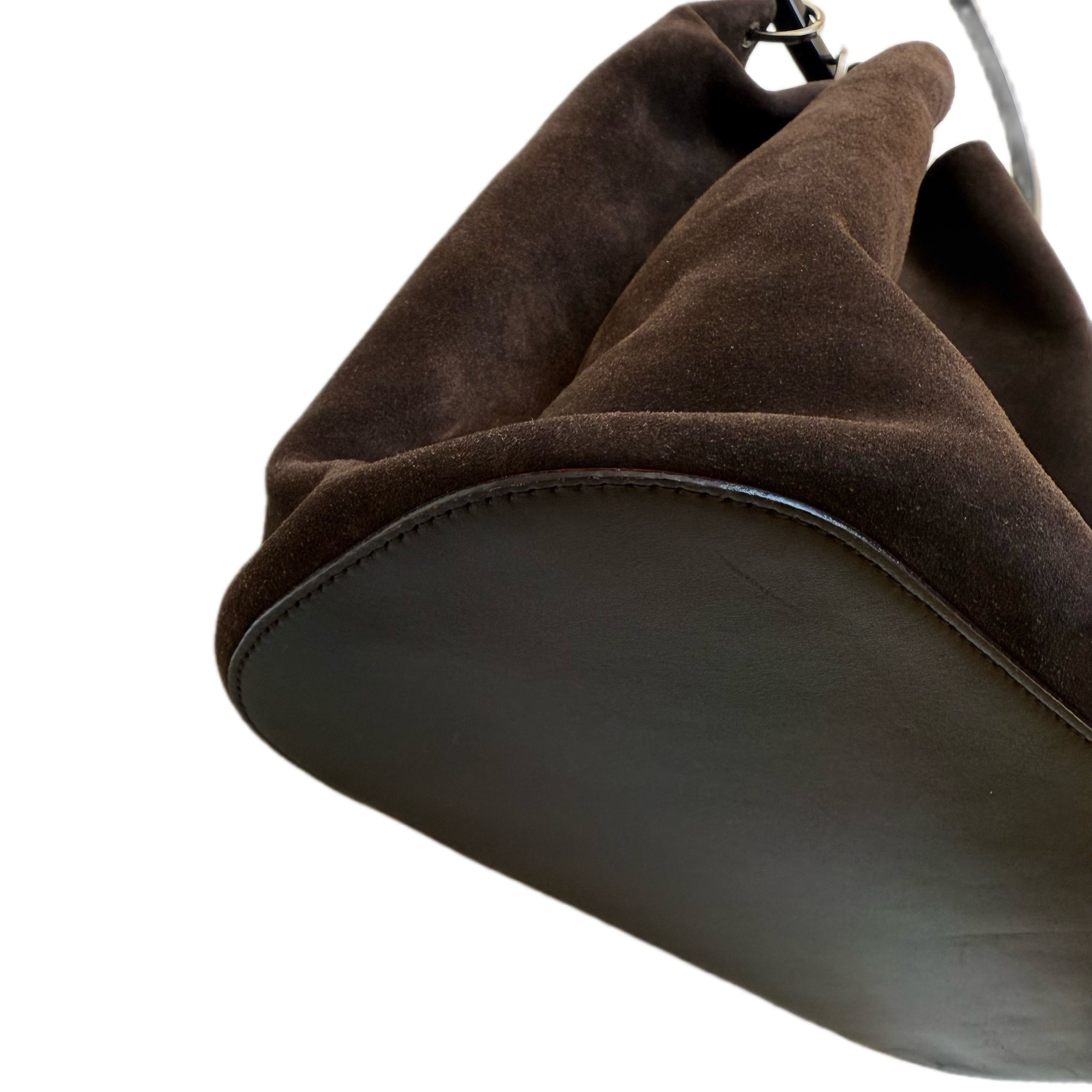 GUCCI Tom Ford Suede Leather Bucket Bag | ヤマダウェブコム
